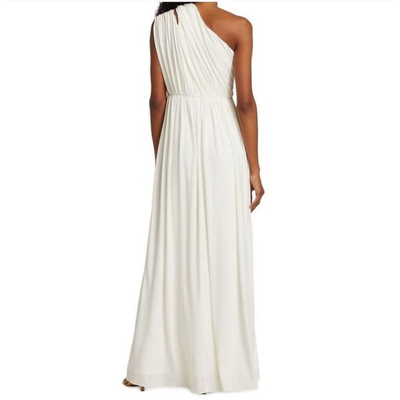 NWT Halston Michaela Shirred Gown STUNNING - Picture 7 of 10